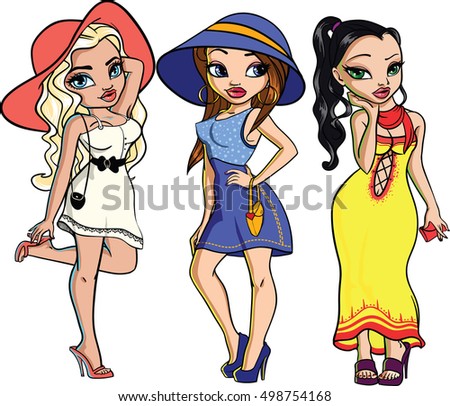 Girls on vacation 