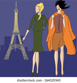 girls in paris