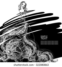 The girl's pattern