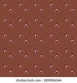 Girls pattern cartoon background. Vector pattern. Seamless pattern. For tablecloths, clothes, shirts, dresses, paper, bedding, blankets.