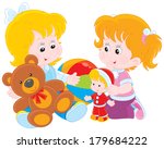 Girls playing