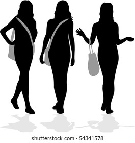 Girls shopping