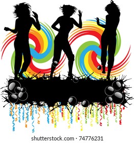 girls silhouette