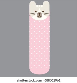 Girls socks design. Set of socks pattern. illustrations isolate Girls sock with colored pattern