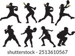 Girls Softball, Baseball Girl Silhouette, Sport Mom, Baseball Mom