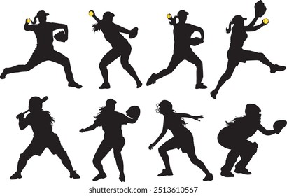 Girls Softball, Baseball Girl Silhouette, Sport Mom, Baseball Mom