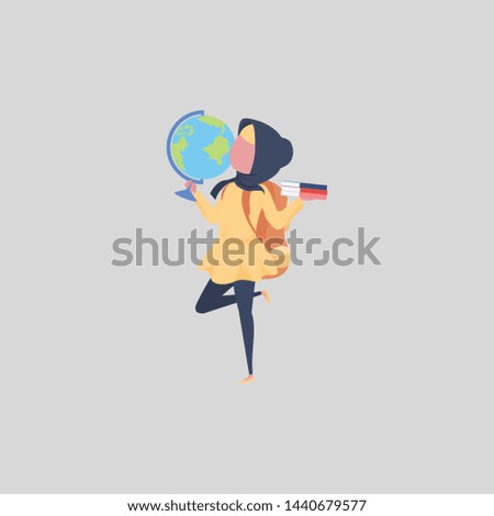 Girls student activities in school 