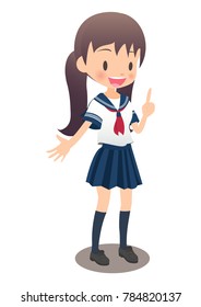 A girls student explains