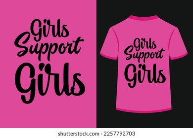 Girls Support Girls SVG Design