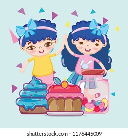 Girls and sweets