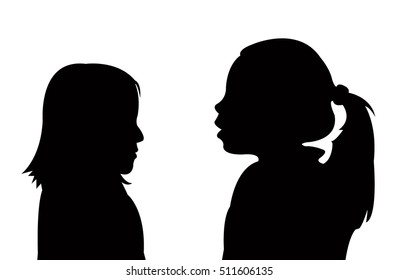 girls talking to each other