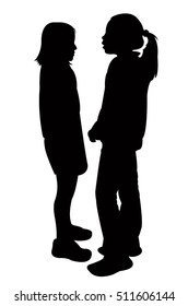 girls talking to each other