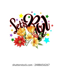 niñas tee design print vamos a rodar print design stars hermosa flor y fondo