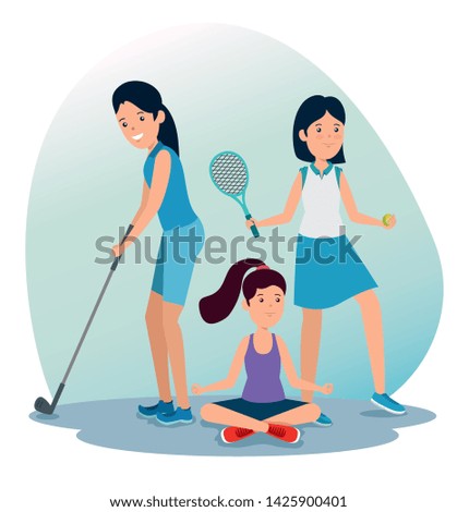 girls training exercise balance activity
