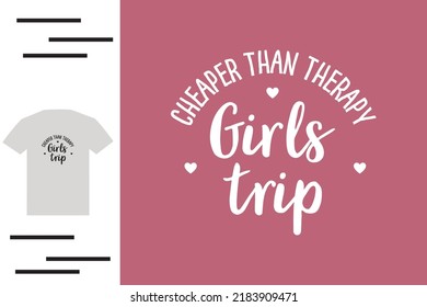 Girls trip t shirt design