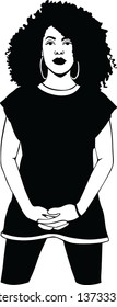 GIRLS VECTOR BLACK