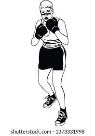 GIRLS VECTOR BLACK