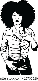 GIRLS VECTOR BLACK