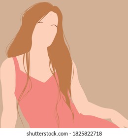 elementos estéticos de diseño vectorial de niñas 