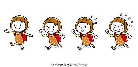Girls: Walk, run