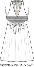 GIRLS AND WOMEN DRESS SKETCH VECTOR