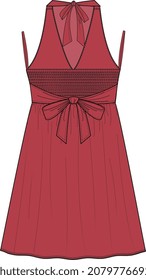 GIRLS AND WOMEN DRESS SKETCH VECTOR