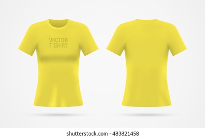 Download Mockup T Shirt Yellow Images Stock Photos Vectors Shutterstock Yellowimages Mockups