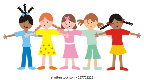 girls,difference, vector icon