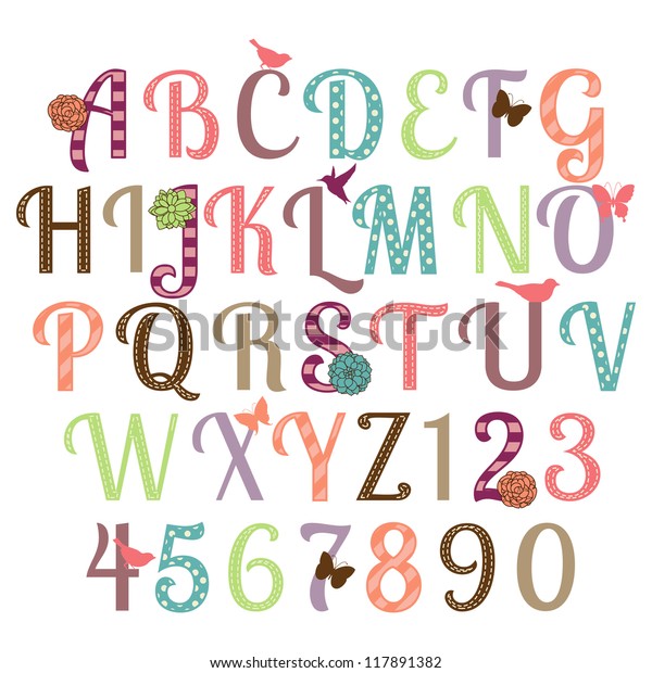 5,691 Girly Numbers Images, Stock Photos & Vectors | Shutterstock