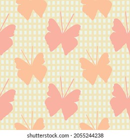 Girly Butterfly pattern design, suitable for baby, toddlers, kids fashion, textiles, accessories and wallpaper. Great as wrapping paper, product packaging and more.