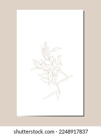 Girly diary page template design, Planner page decorated with flowers vector.