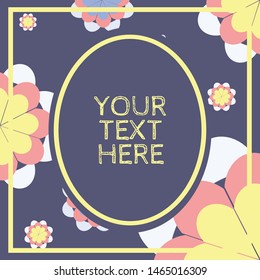 Girly fun flower textile / pattern