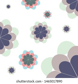 Girly fun flower textile / pattern
