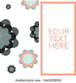 Girly fun flower textile / pattern