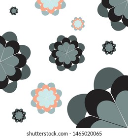 Girly fun flower textile / pattern