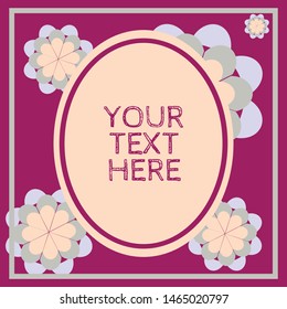 Girly fun flower textile / pattern