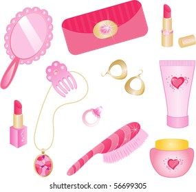 Girly Icon Set.