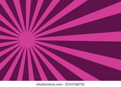 Girly pink rays for shining web banner.