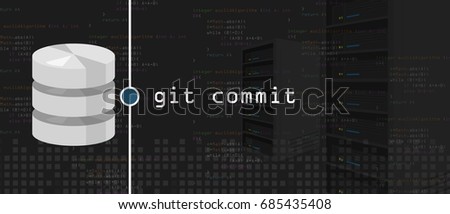 git commit programming coding server and database