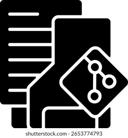 Git Folder Semi Solid minimalist Icon