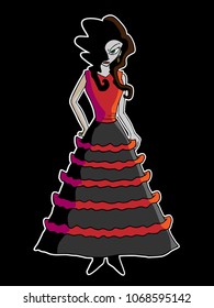 gitane woman illustration