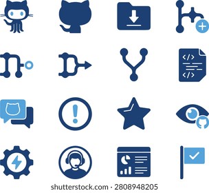 Github Icon – Vector Illustration