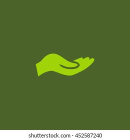 Give alms icon Flat.