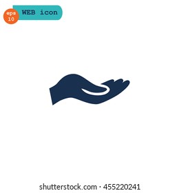 Give alms icon Flat.