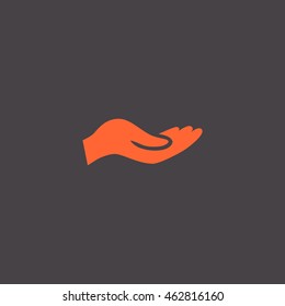 Give alms icon Flat.