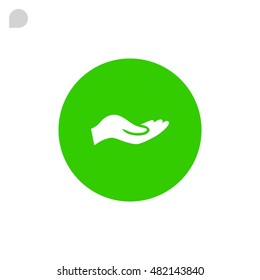 Give alms icon Flat.