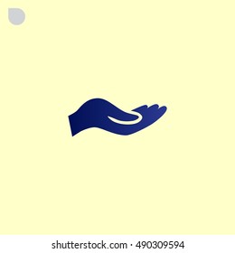 Give alms icon Flat.