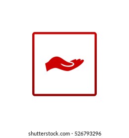 Give alms icon Flat.