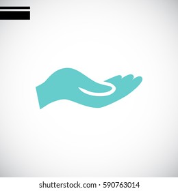 Give alms icon Flat.