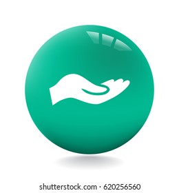 Give alms icon Flat.